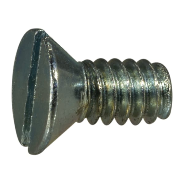 Midwest Fastener #10-24 x 3/8 in Slotted Flat Machine Screw, Zinc Plated Steel, 39 PK 61461 - main